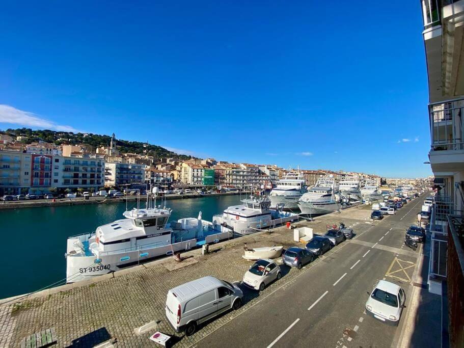 "Georgio" Grand Appartement Traversant Avec Vue Canal Et Parking Sète Buitenkant foto